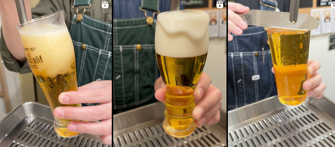 tirage biere japonais sharp pour abukudou