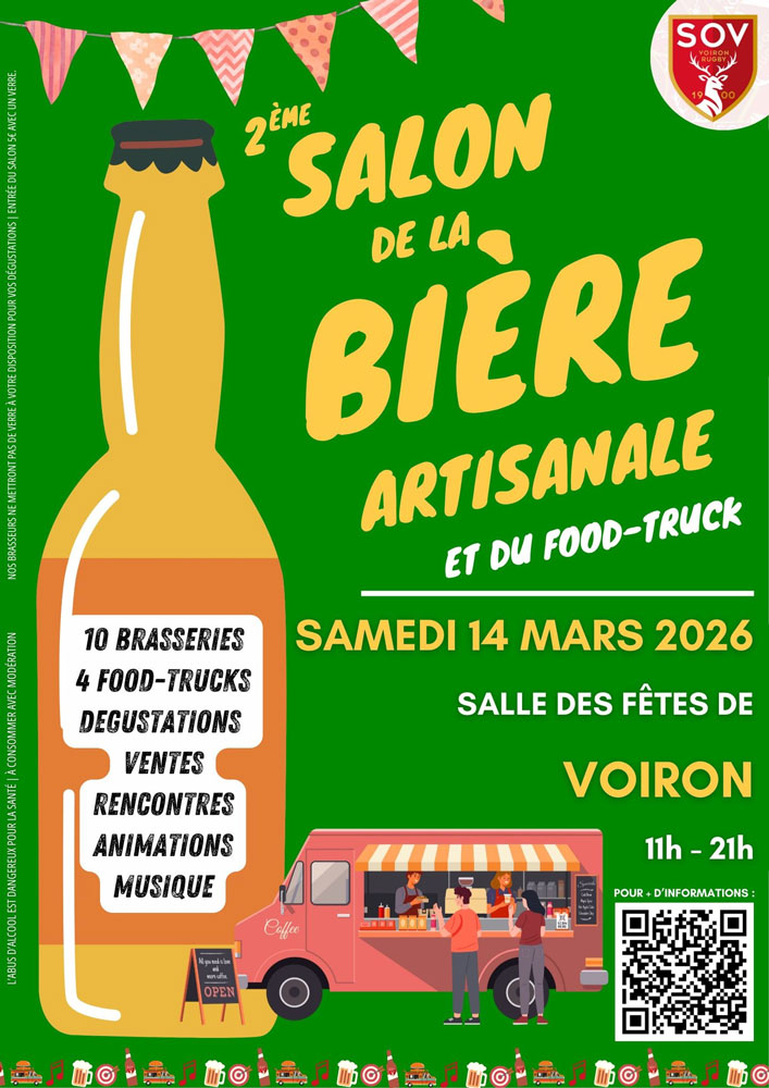 2e salon de la biere artisanale et du food truck voiron 2026