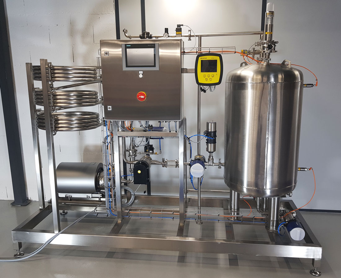 micro boucle carbonatation boissons gazeuses biere cuve regulation