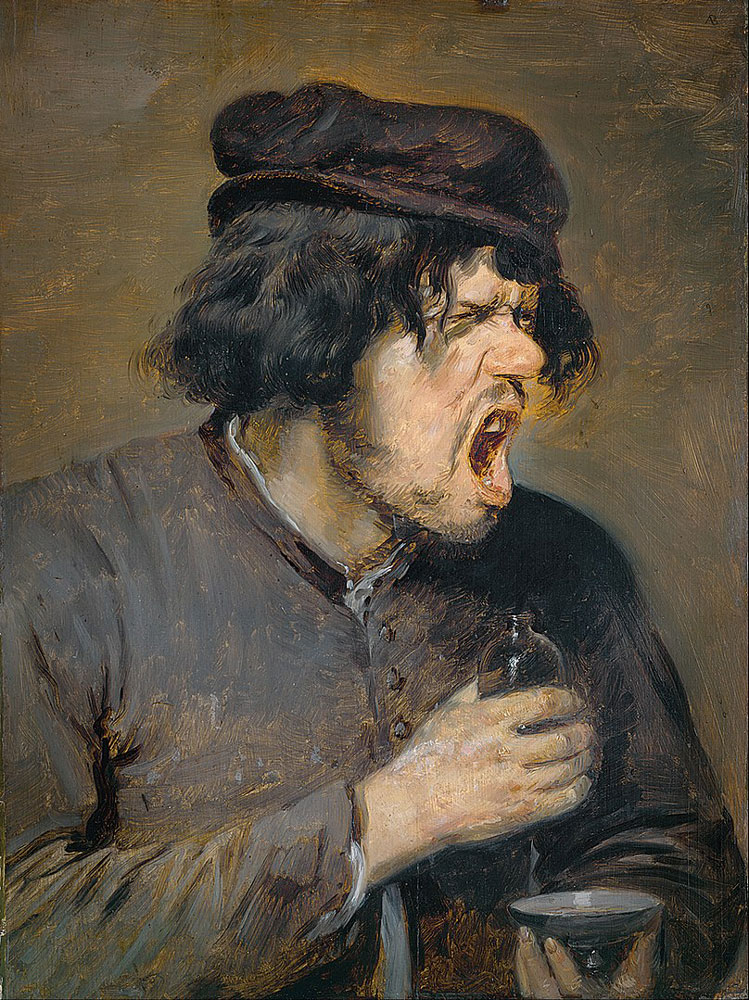 Adriaen Brouwer The Bitter Potion la potion amer
