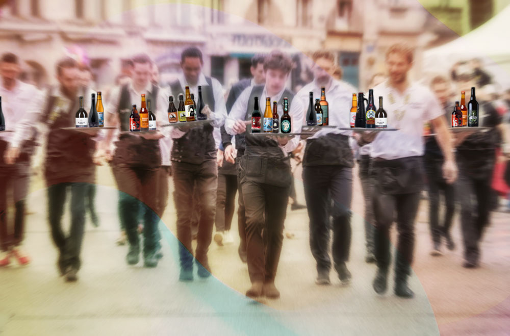 les bières et mets gastronomie restaurant